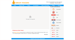 Desktop Screenshot of omkartraders.com